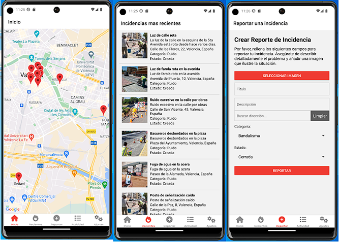 Plataforma para el reporte de incidencias